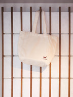 Calico big tote bag - Beige